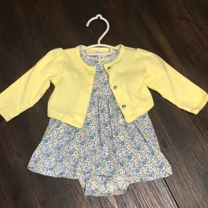 Baby Girl Dress and Sweater set